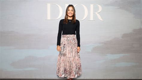 dior raducanu|What Emma Raducanu Thought of Her First Fashion Show.